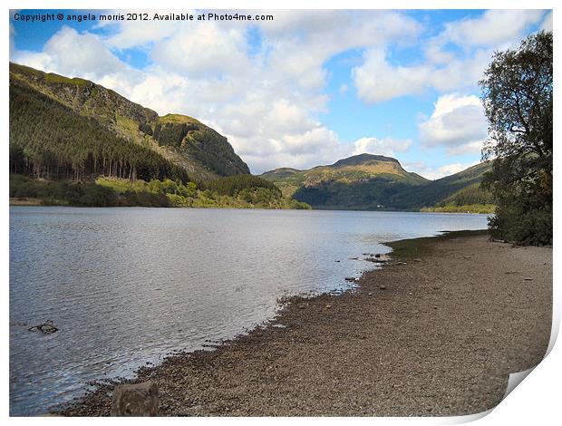 Loch Lubnaig Scotland Print by angela morris