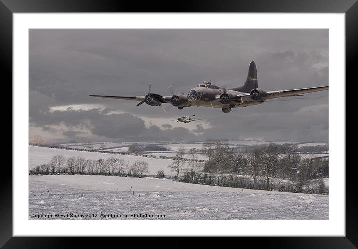 B17 - St Crispin's Day Framed Mounted Print by Pat Speirs
