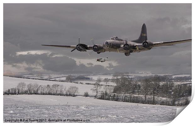 B17 - St Crispin's Day Print by Pat Speirs