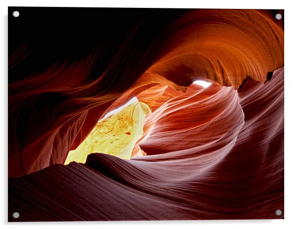 Sandstone Curve Acrylic by Keith Barker