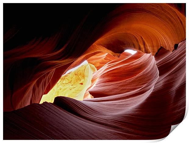 Sandstone Curve Print by Keith Barker