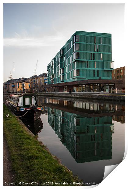 Reflections on Canal Print by Dawn O'Connor