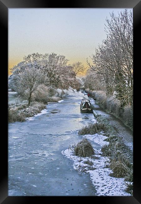 Foxton winter scene Framed Print by Jack Jacovou Travellingjour