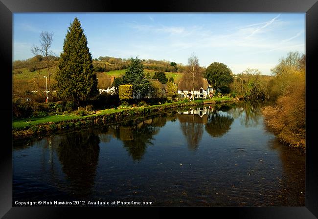 The River Exe at Bickleigh Framed Print by Rob Hawkins