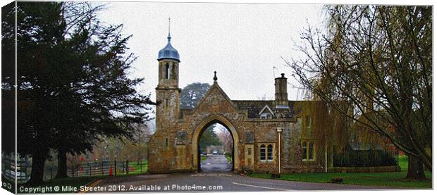 The Gatehouse Canvas Print by Mike Streeter