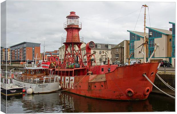 The North Carr Lightship Canvas Print by Tom Gomez