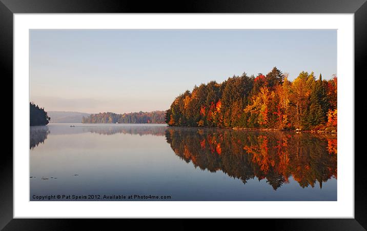 Fall Colours at Dawn Framed Mounted Print by Pat Speirs