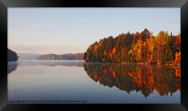 Fall Colours at Dawn Framed Print by Pat Speirs