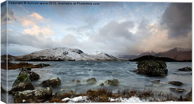 Stormy lochan Canvas Print by duncan speirs