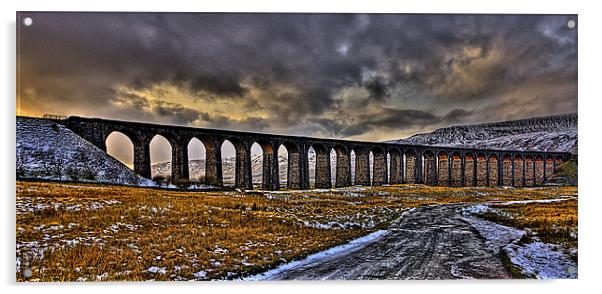 Ribblehead Viaduct Acrylic by Paul Mirfin