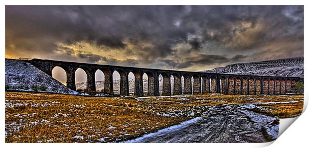Ribblehead Viaduct Print by Paul Mirfin