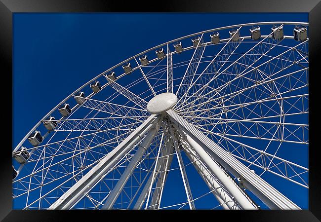The Yorkshire Wheel Framed Print by Kevin Tate