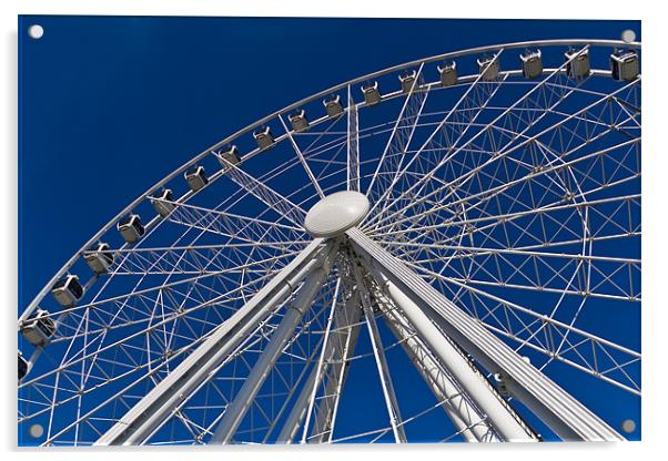 The Yorkshire Wheel Acrylic by Kevin Tate
