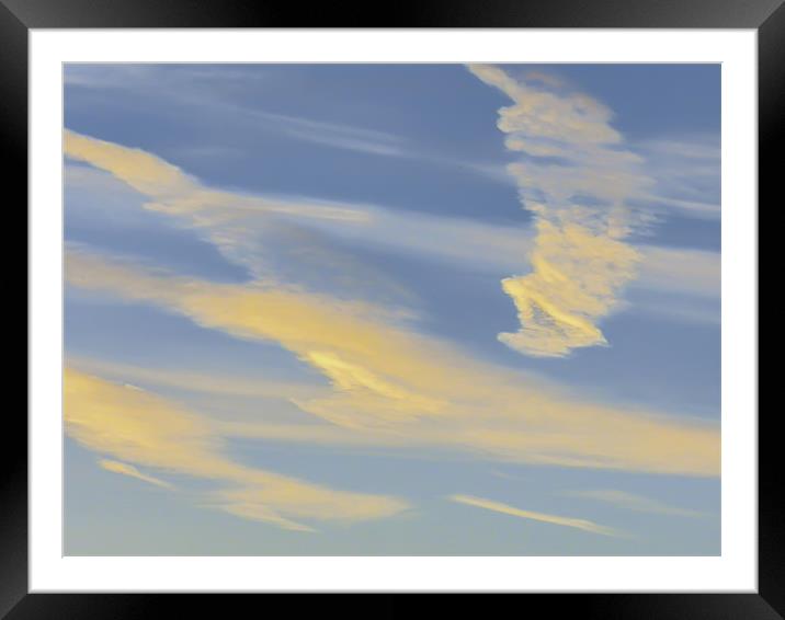 Cloudscape Framed Mounted Print by Jack Jacovou Travellingjour