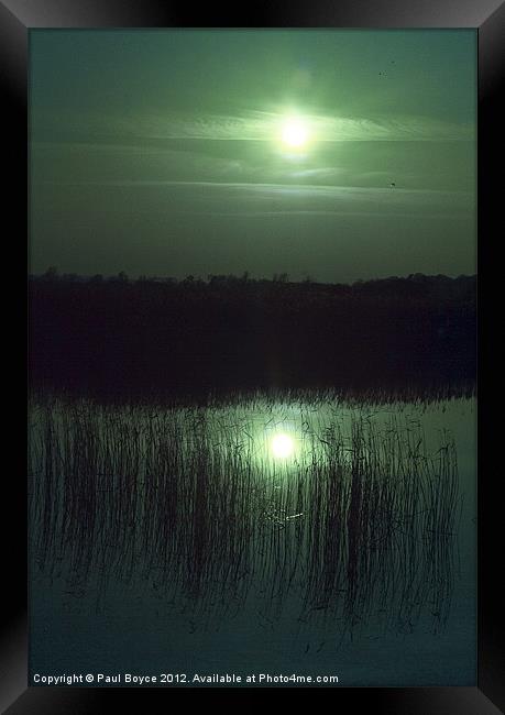 Cold Sunset Framed Print by Paul Boyce