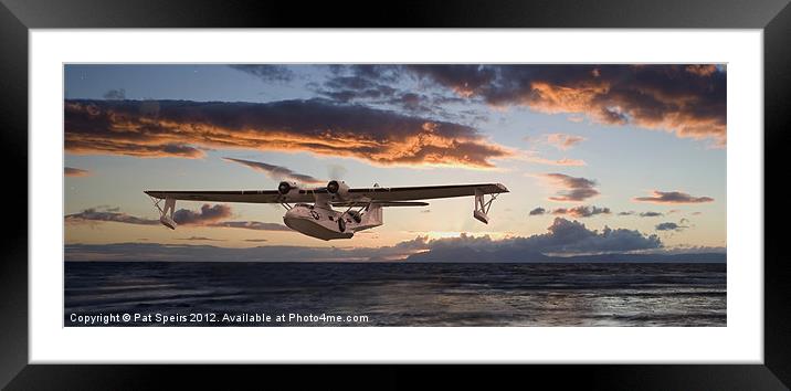 PBY Catalina - Western Islands Framed Mounted Print by Pat Speirs