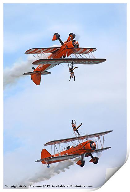 Breitling Wingwalkers display Print by Oxon Images