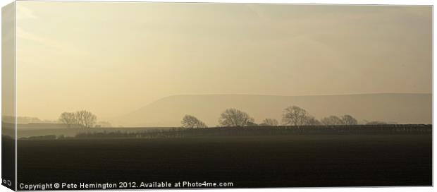 Mount Caburn Canvas Print by Pete Hemington