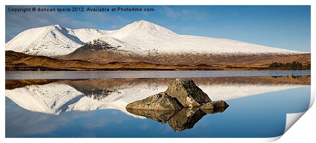 Black mount pano Print by duncan speirs