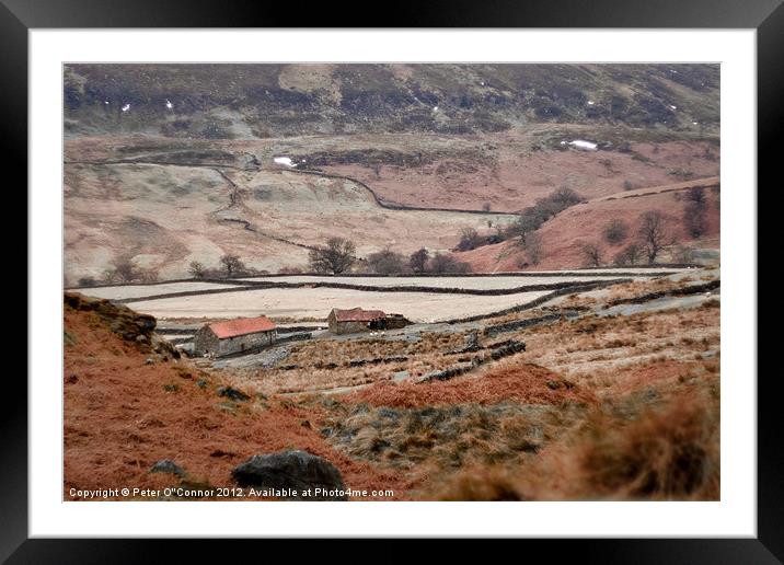 Yorkshire Moors Framed Mounted Print by Canvas Landscape Peter O'Connor