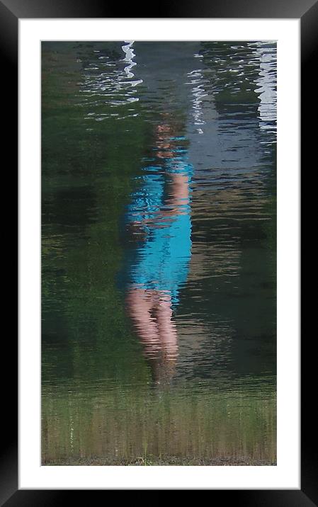 Reflection Of Motherhood Framed Mounted Print by Stephanie Clayton