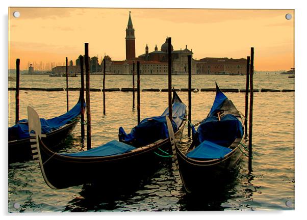 Morning in Venice Acrylic by barbara walsh