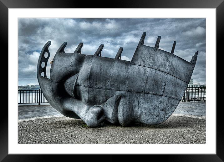Maritime Memorial Cardiff Bay Framed Mounted Print by Steve Purnell