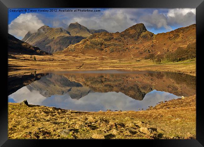 Reflections - Lake District Framed Print by Trevor Kersley RIP