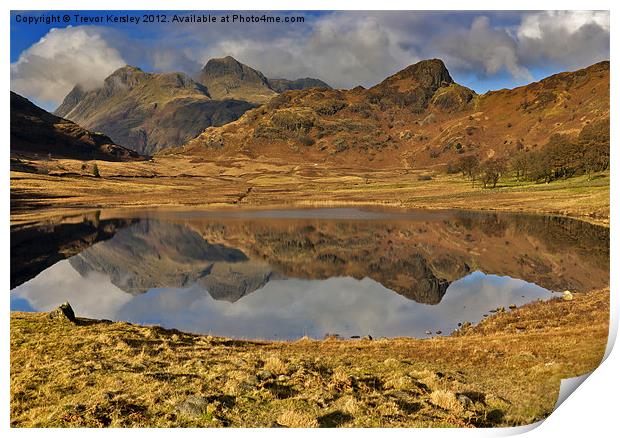 Reflections - Lake District Print by Trevor Kersley RIP