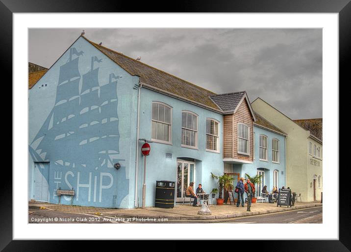 The Ship Inn Framed Mounted Print by Nicola Clark