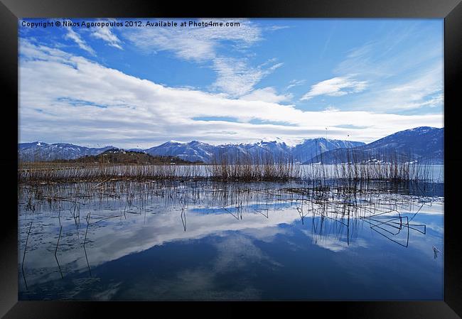 Reflected sky 1 Framed Print by Alfani Photography