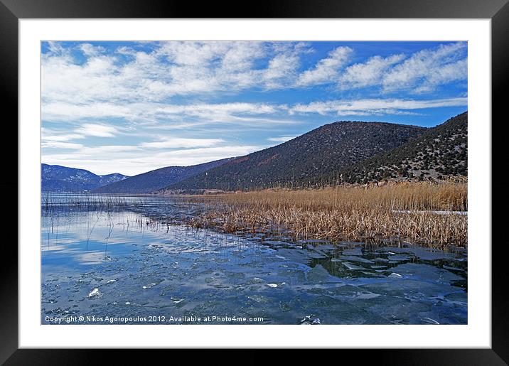 Reflected sky 3 Framed Mounted Print by Alfani Photography