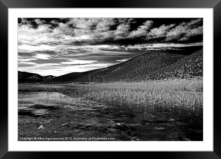 Reflected sky 4 Framed Mounted Print by Alfani Photography