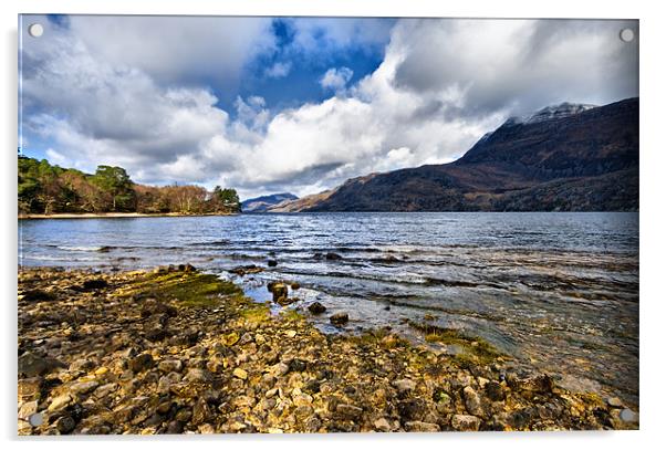 Loch Maree Acrylic by Jacqi Elmslie