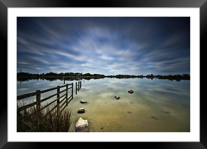 Tranquil Waters at Penyfan Pond Framed Mounted Print by Steve Purnell