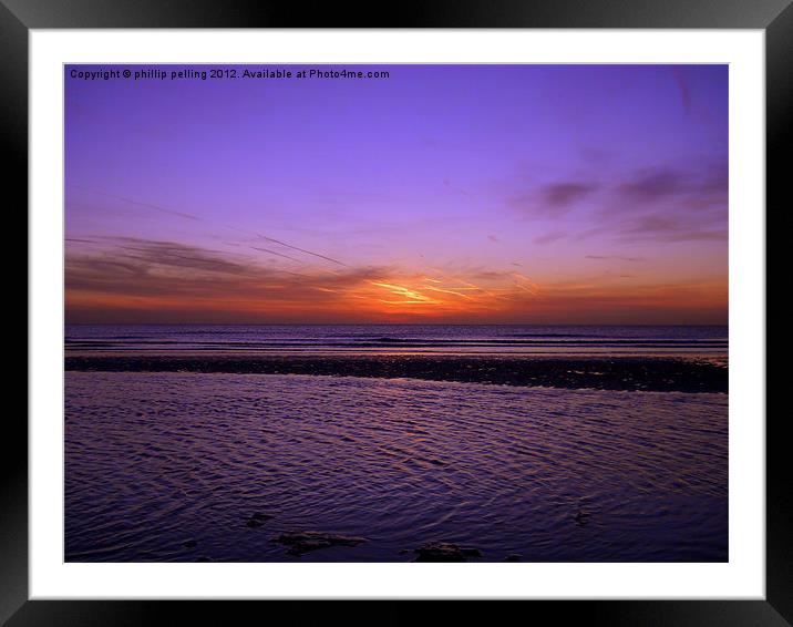 Coastal Dawn Framed Mounted Print by camera man