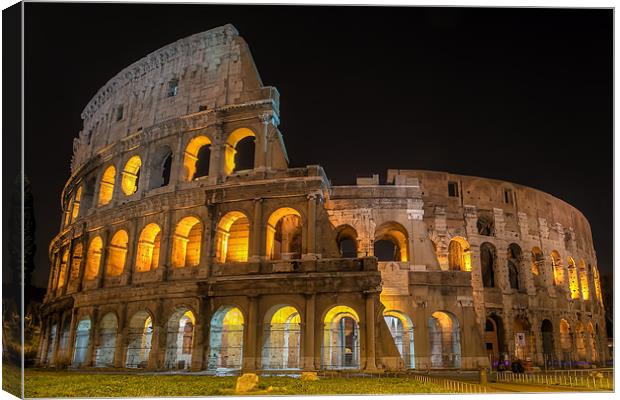Coliseum in Rome Canvas Print by Paulo Maninha