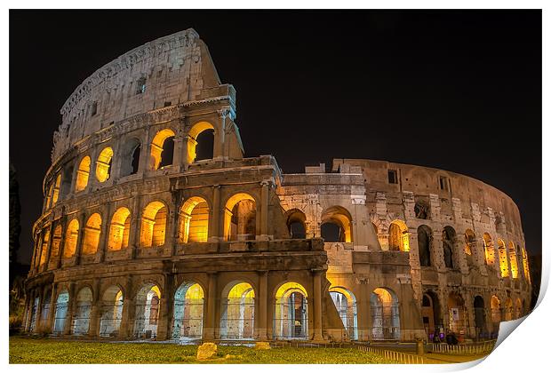 Coliseum in Rome Print by Paulo Maninha