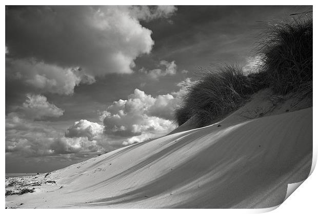 Dunes And Shadows Print by Robert Geldard