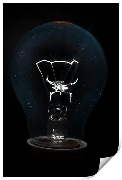 Lightbulb Print by Sean Needham