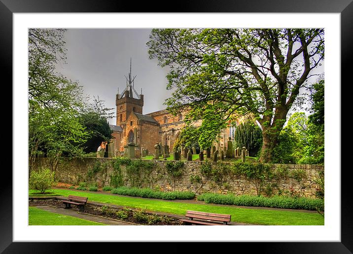 St Michaels at Linlithgow Framed Mounted Print by Tom Gomez