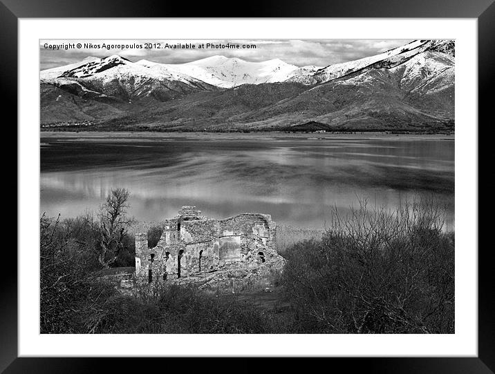 Byzantine ruins 2 Framed Mounted Print by Alfani Photography