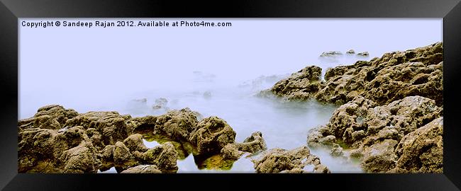 Mystical shore Framed Print by Sandeep Rajan