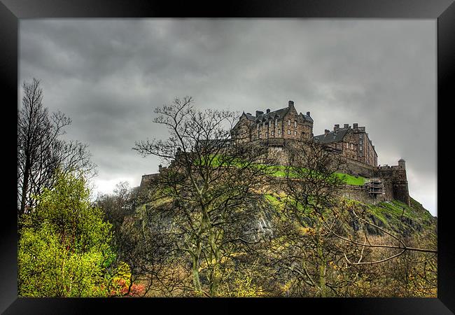 Edinburgh Castle Framed Print by Tom Gomez
