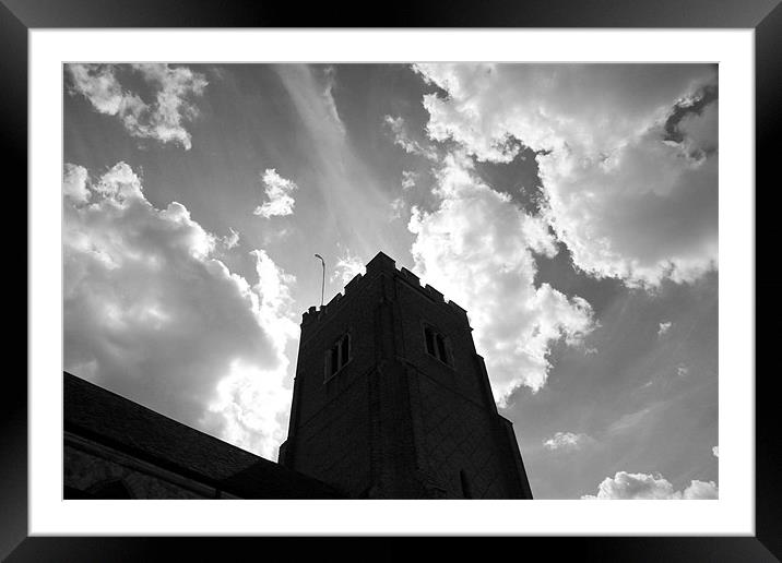 Towering Above Framed Mounted Print by Zechariah Richardson