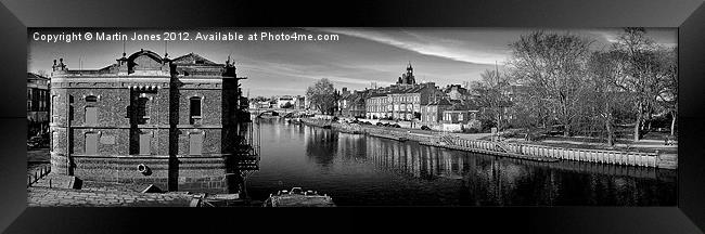 River Ouse and Central York Framed Print by K7 Photography