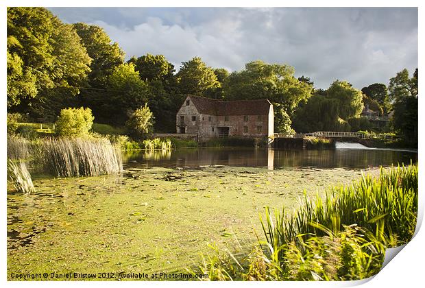 Sturminster Newton Mill. Print by Daniel Bristow