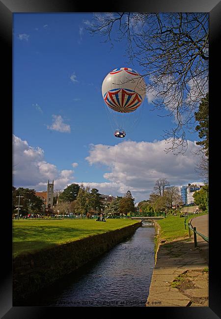 Ballooning in Bournemouth Framed Print by Phil Wareham