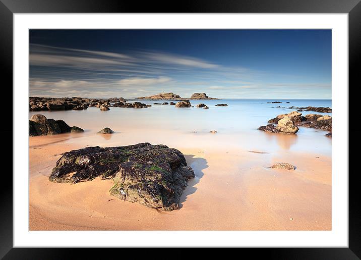 Yellowcraigs beach Framed Mounted Print by Grant Glendinning