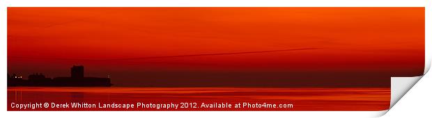 Broughty Ferry Panorama Print by Derek Whitton